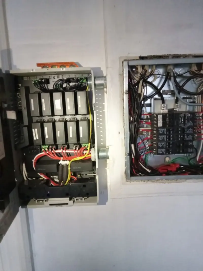 Electrical panel upgrade completed for Landscape Lighting Installation in Dry Run